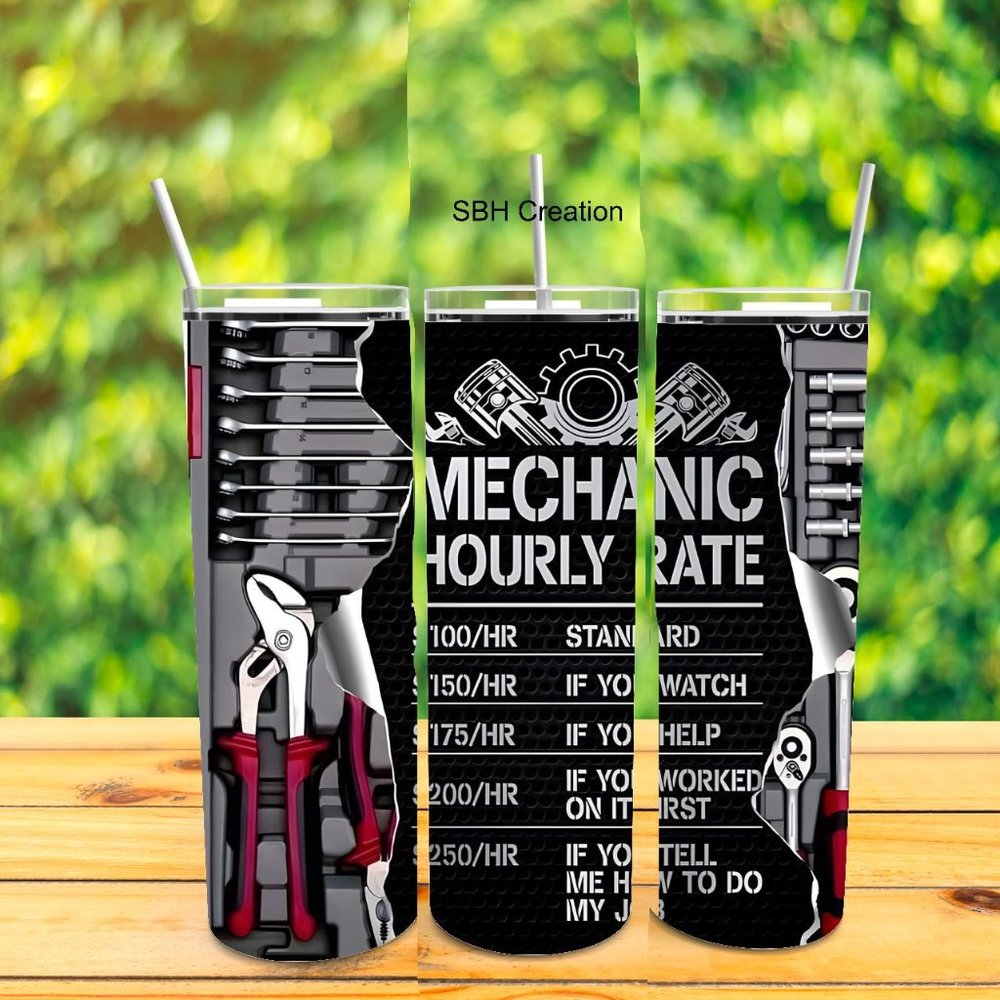 Mechanic Per Hour Tumbler